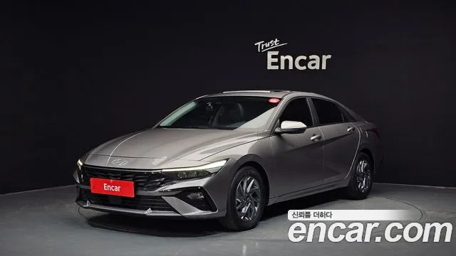 Hyundai The New Avante Hybrid (CN7) 2023 Серебряный из Кореи