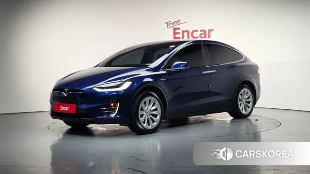 Tesla Model X 2019 Синий из Кореи