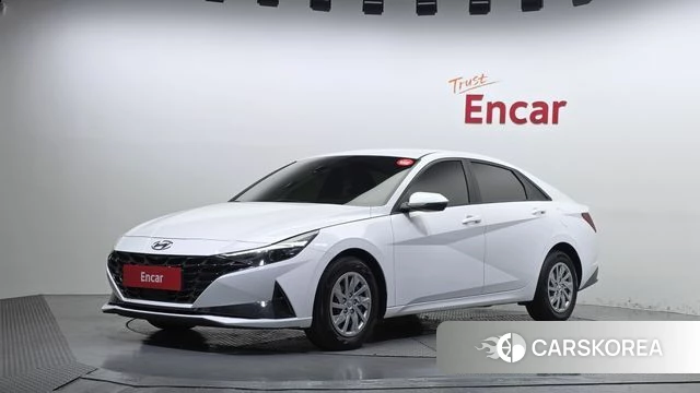 Hyundai Avante (CN7) 2021 Белый из Кореи