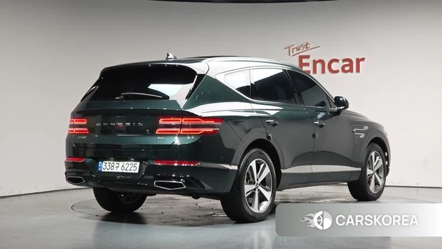Genesis GV80 2021 Темно-зеленый из Кореи