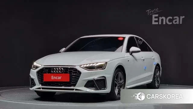 Audi A4 (B9) 2021 Белый из Кореи