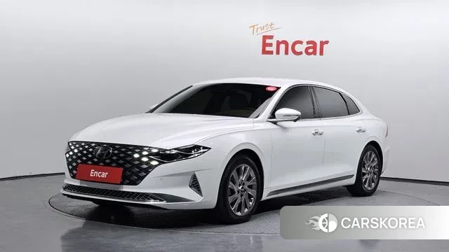 Hyundai The New Grandeur IG Hybrid 2021 Белый из Кореи