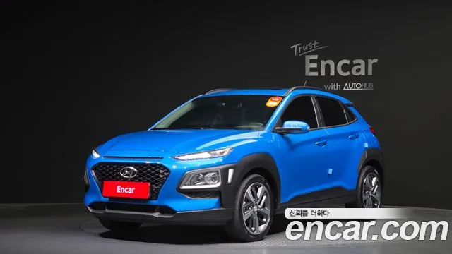 Hyundai Kona 2018 Синий из Кореи