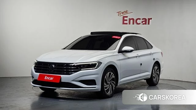 Volkswagen 7th Generation of Jetta 2021 Белый из Кореи