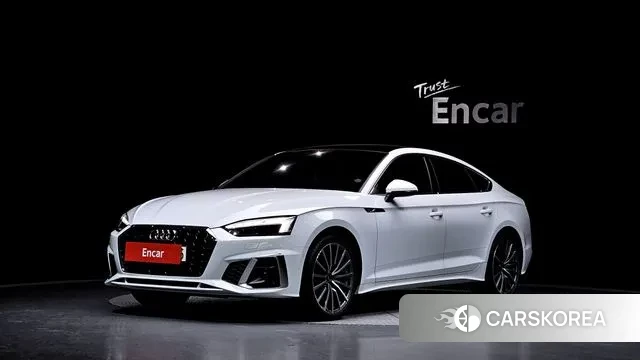 Audi A5 (F5) 2023 Белый из Кореи