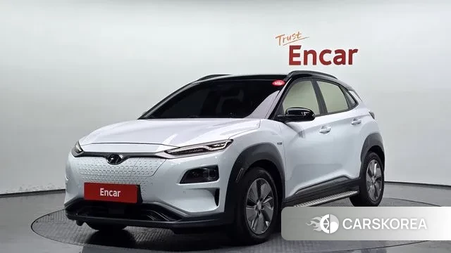 Hyundai Kona Electric 2019 Белый из Кореи