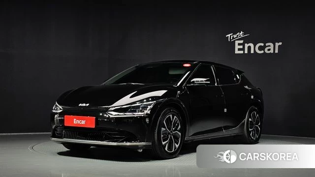 Kia EV6 2023 Черный из Кореи