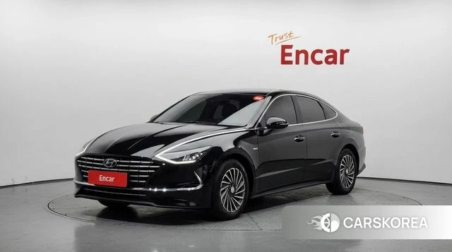 Hyundai Sonata Hybrid (DN8) 2019 Черный из Кореи