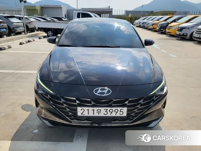 Hyundai Avante (CN7) 2021 Черный из Кореи