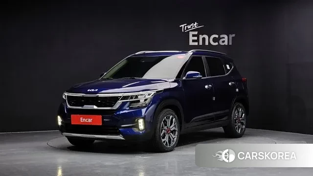 Kia Seltos 2021 Синий из Кореи