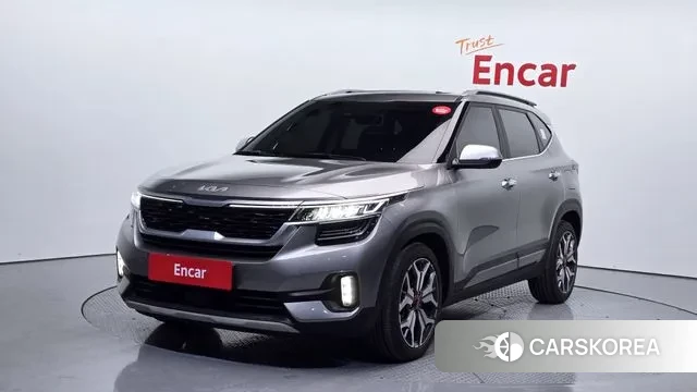 Kia Seltos 2022 Серый из Кореи