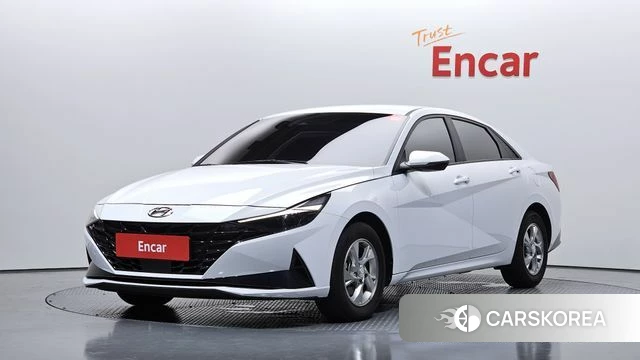 Hyundai Avante (CN7) 2022 Белый из Кореи