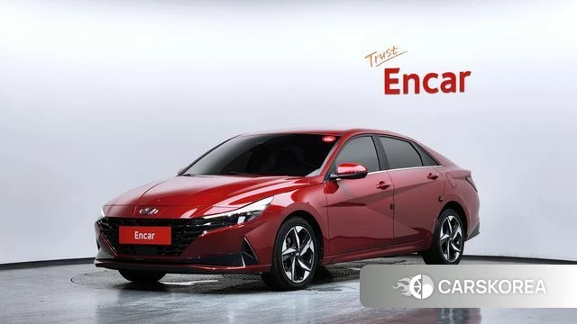Hyundai Avante (CN7) 2020 Красный из Кореи