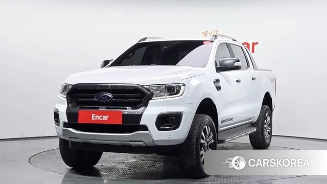 Ford Ranger 3rd Generation 2021 Белый из Кореи