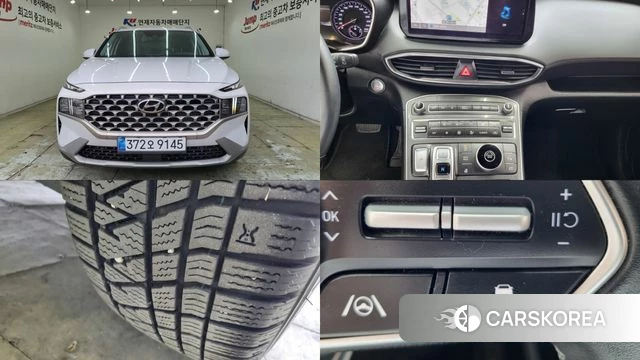 Hyundai The New Santa Fe 2022 Белый из Кореи