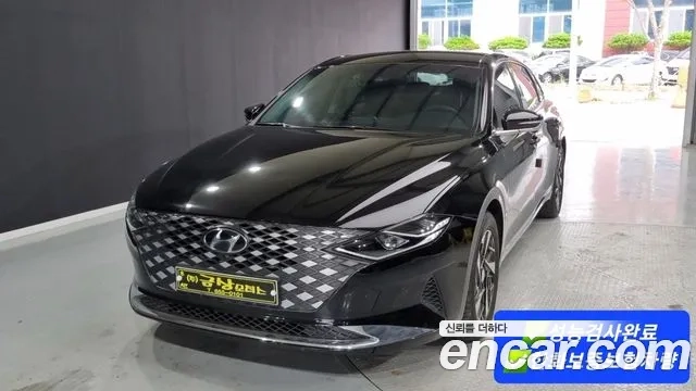Hyundai The New Grandeur IG Hybrid 2020 Черный из Кореи