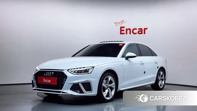 Audi A4 (B9) 2022 Белый из Кореи