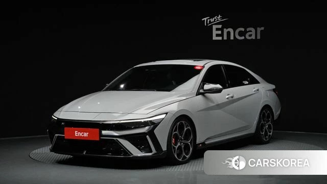Hyundai The New Avante (CN7) 2023 Серебристо-серый из Кореи