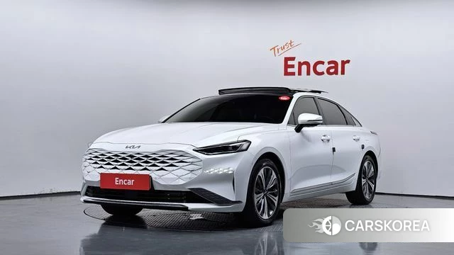Kia K8 Hybrid 2023 Белый из Кореи