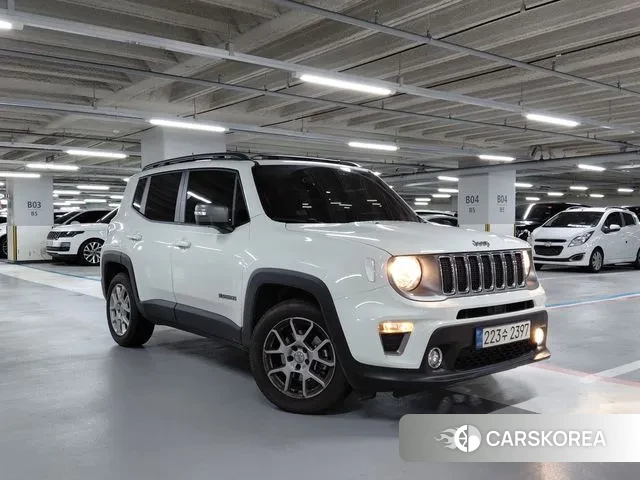 Jeep Renegade 2021 Белый из Кореи