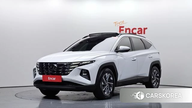 Hyundai Tucson (NX4) 2021 Белый из Кореи