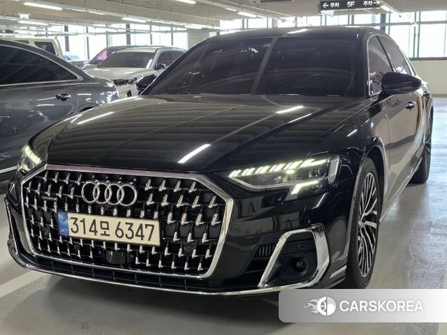 Audi A8 (D5) 2023 Черный из Кореи