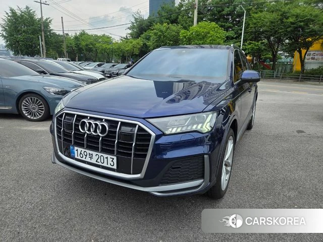Audi Q7 (4M) 2023 Синий из Кореи