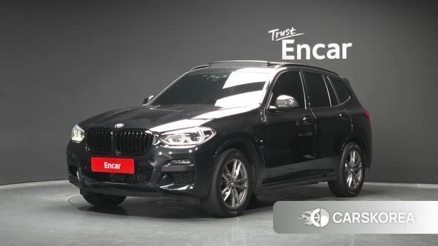 BMW X3 (G01) 2021 Черный из Кореи