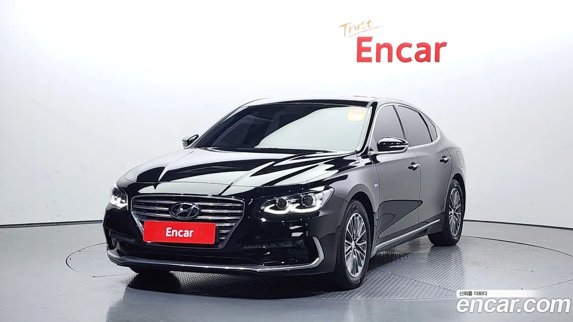 Hyundai Grandeur IG Hybrid 2018 Черный из Кореи