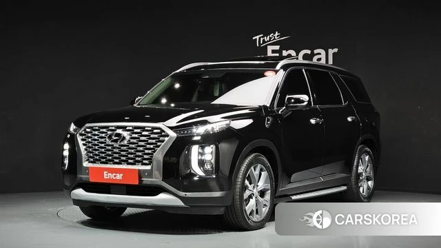 Hyundai Palisade 2022 Черный из Кореи