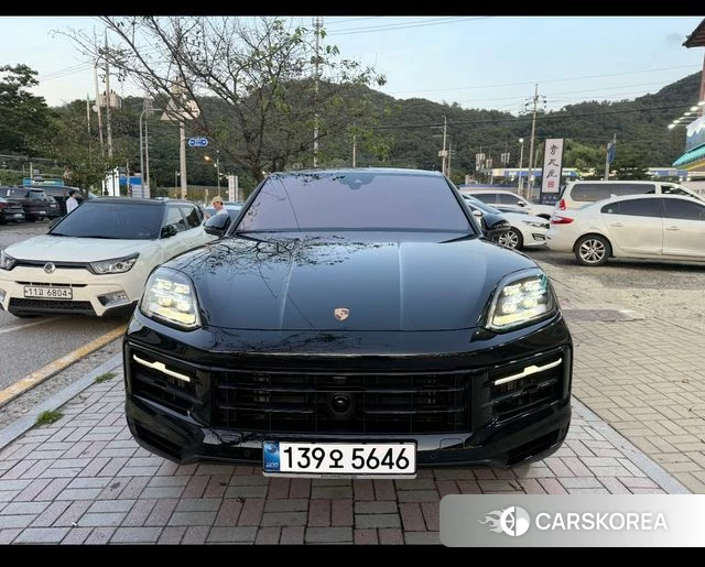 Porsche Cayenne (PO536) 2024 Черный из Кореи