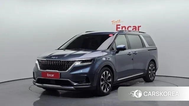 Kia Carnival 4th generation 2021 Небесно-голубой из Кореи