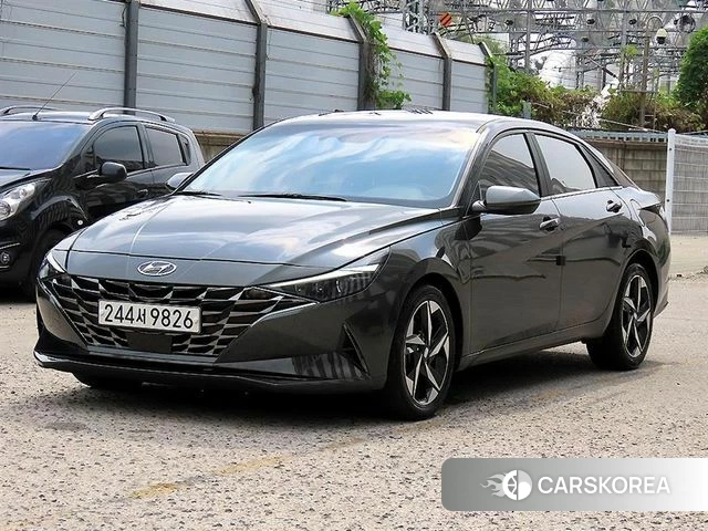 Hyundai Avante (CN7) 2020 Серебристо-серый из Кореи