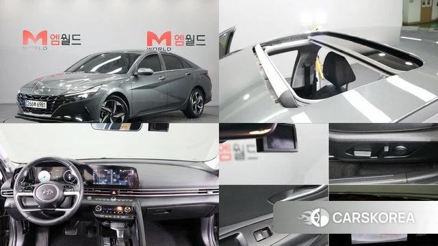 Hyundai Avante (CN7) 2021 Серый из Кореи
