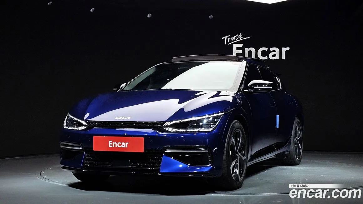 Kia EV6 2022 Синий из Кореи