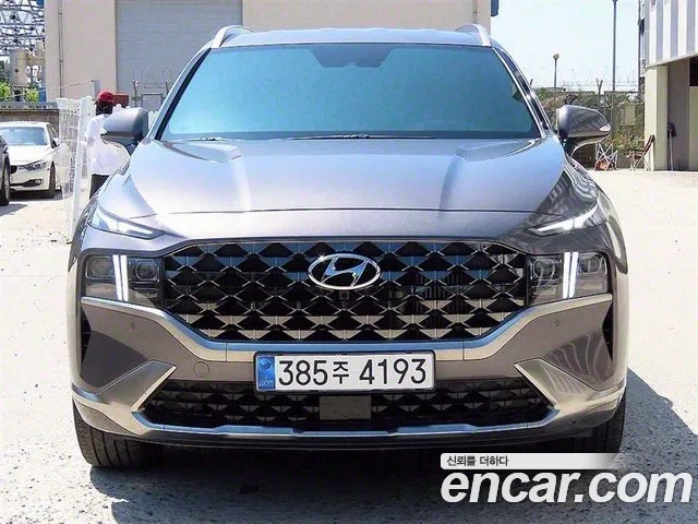 Hyundai The New Santa Fe 2023 Серый из Кореи