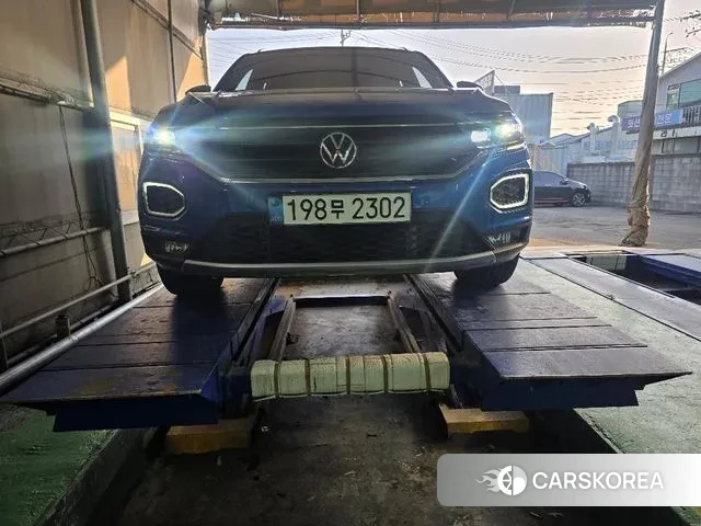 Volkswagen T-Roc 2021 Синий из Кореи