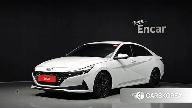 Hyundai Avante (CN7) 2020 Белый из Кореи