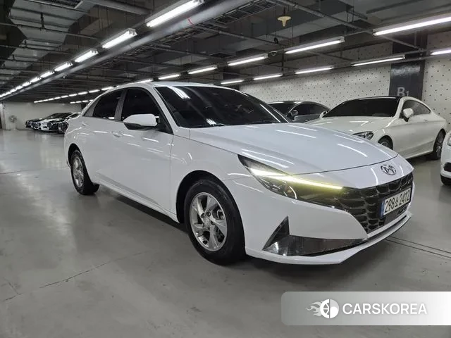 Hyundai Avante (CN7) 2020 Белый из Кореи