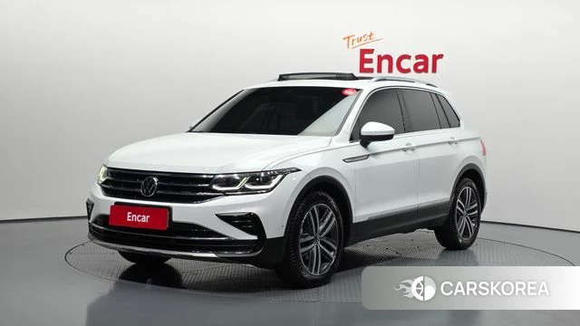 Volkswagen Tiguan second Generation 2021 Белый из Кореи