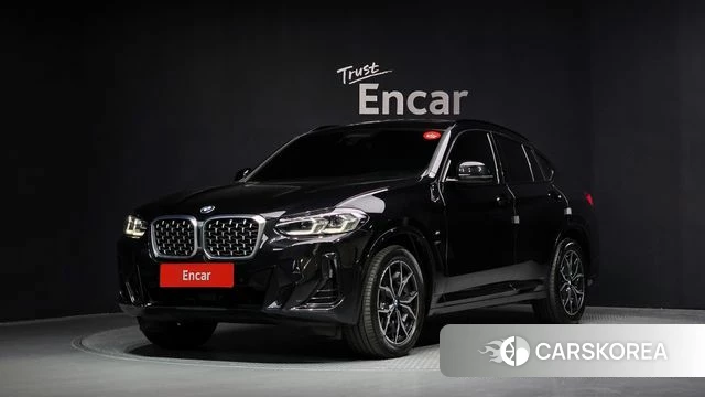 BMW X4 (G02) 2023 Черный из Кореи