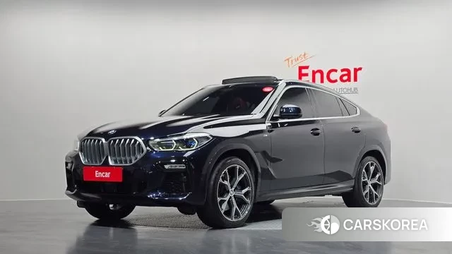 BMW X6 (G06) 2021 Черный из Кореи