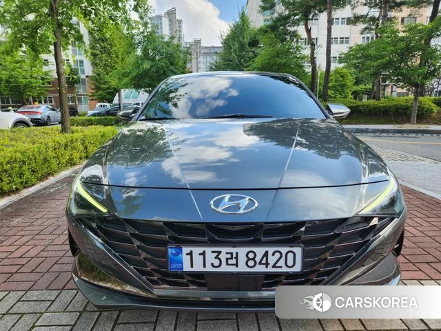 Hyundai Avante (CN7) 2022 Серый из Кореи