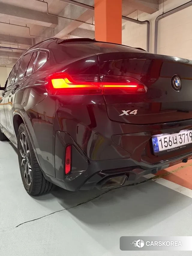 BMW X4 (G02) 2022 Черный из Кореи