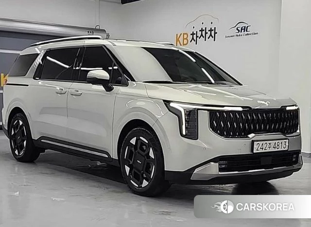 Kia The New Carnival 4th Generation 2024 Серебристо-серый из Кореи