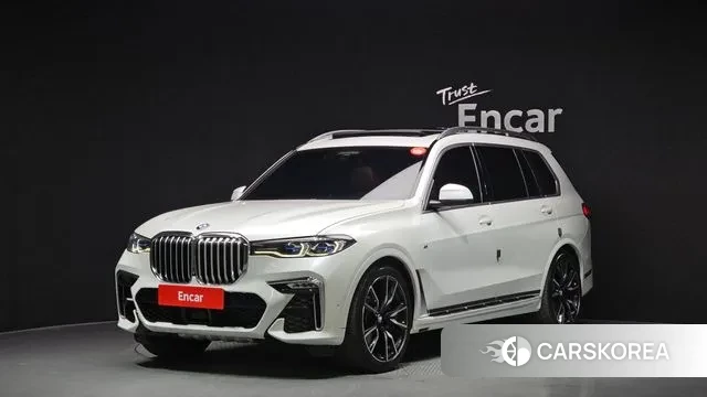 BMW X7 (G07) 2021 Белый из Кореи