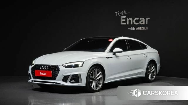 Audi A5 (F5) 2020 Белый из Кореи