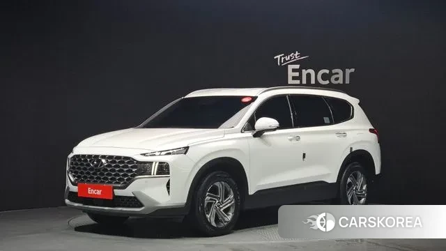 Hyundai The New Santa Fe 2023 Белый из Кореи
