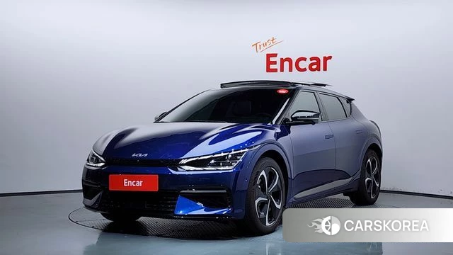 Kia EV6 2022 Синий из Кореи