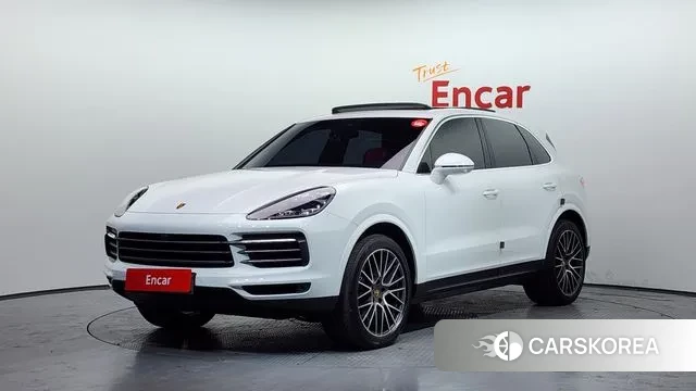 Porsche Cayenne (PO536) 2021 Белый из Кореи